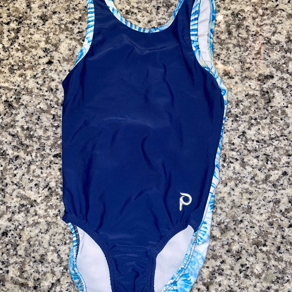 Plum Child, Medium Gymnastics leotard